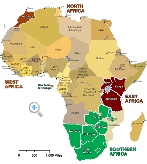 Map of Africa 